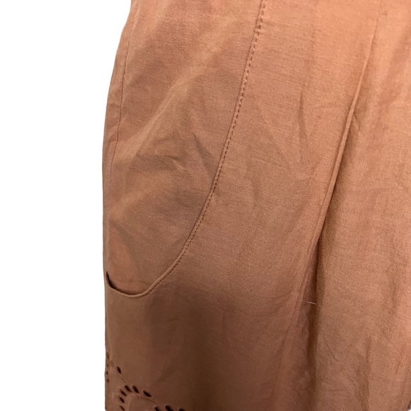 J. Crew Delaney Eyelet Blush Flare Tunic Dress Black Label - Size 6 - Picture 5 of 13